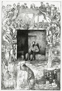Vangin viimeinen päivä, 1800-luku (bw-kaiverrus)