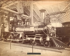 Baldwin-veturi, "No. 1154", Centennial Exhibition, Philadelphia