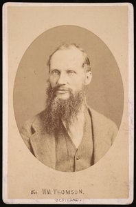 Muotokuva Sir William Thomsonista, 1. Baron Kelvin 1824-1907, 1876. tekijältä Centennial Photographic Company