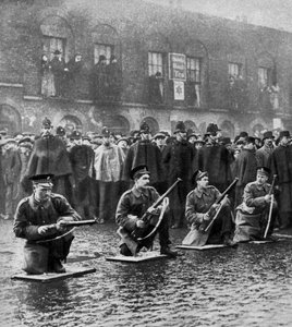 Standoff Sidney Streetillä, Stepneyssä, Lontoossa, 3. tammikuuta 1911 1937. tekijältä Central Press