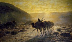 Aavikko, Cesare Biseon maalaus (1843-1909)