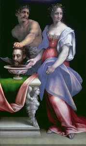 Salome ja Johannes Kastajan pää, noin 1512-16 (paneeli).