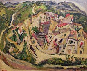 Talot Cagnesissa, 1923 tekijältä Chaim Soutine