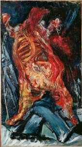 Le Boeuf Ecorche (öljy kankaalle) tekijältä Chaim Soutine