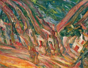 Planeetat Ceretissä; Les planes a Ceret, noin 1920 tekijältä Chaim Soutine