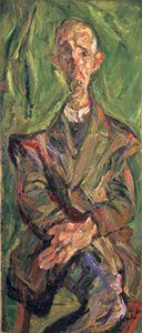 Miehen muotokuva, n. 1921 tekijältä Chaim Soutine
