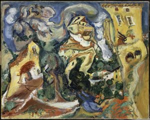 Kylä, noin 1923 tekijältä Chaim Soutine