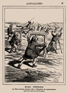 Hurja! Turkkilaiset ostavat useita teoksia impressionistisesta näyttelystä..., 1877.