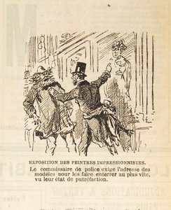 Poliisikomissaari vaatii mallien osoitteen haudatakseen..., 1877.