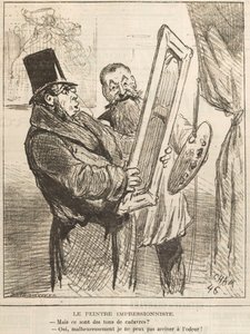Impressionistinen maalari: Mutta nämä ovat ruumiin sävyjä..., 1877.
