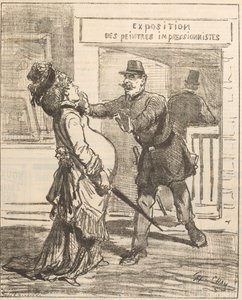 Madame, ei ole suositeltavaa tulla sisään!. Le Charivari, 16. huhtikuuta 1877 1877.