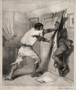 Luotonantajalla on liian kiire, 1840. tekijältä Cham