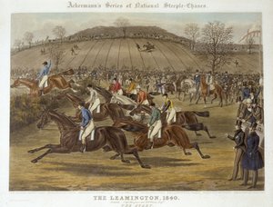 Leamington, 20. lokakuuta 1840: Alku (väri litho) tekijältä Charles Hunt