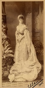 Elisabeth Fiodorovna de Russie (Elisabeth de Hesse Darmstadt) (1864-1918) - Retrat de la gran duquessa Elizaveta Fyodorovna (1864-1918), princesa Isabel de Hesse i del Rin, de Bergamasco, Charles (Karl) (1830-1896). Fotografia de gelatina de plata finlande tekijältä Charles Bergamasco