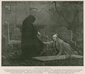 Charles Dickensin kuvitus joululaululle (litho) tekijältä Charles (after) Green