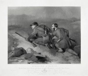 Varastaa maaliskuuta, kaivertanut Edward Burton tekijältä Charles (after) Landseer
