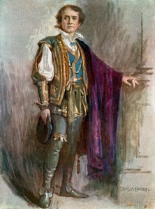 Kahdestoista yö: Orsino, herra Robert Taber (väri litho)
