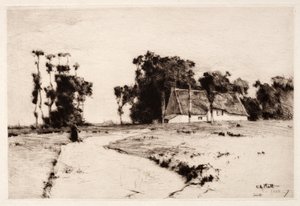 Brittany Trees, 1885-1887. tekijältä Charles Adams Platt