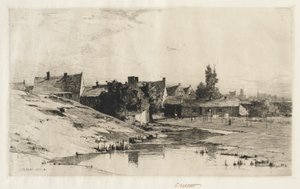 Vanhat talot lähellä Bruggetta, 1884-1888.