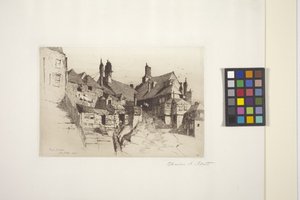 Ruis, Sussex (etsaus paperille) tekijältä Charles Adams Platt