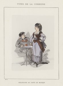 Cafe de Madrid Valtuutettu tekijältä Charles Albert d Arnoux Bertall