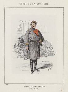 Kenraalikomentaja, kansalainen La Cecilia tekijältä Charles Albert d Arnoux Bertall