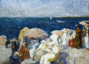 Rannalla, Dieppe; Rannalla, Dieppe, 1907 tekijältä Charles Andre Fridit