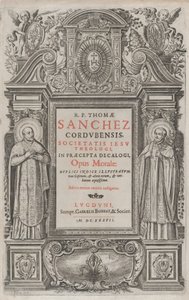 Etukappale teokselle "Opus morale in the Precepts of the Decalogue", 1637.