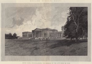 English Homes, Stowe House, Buckinghamshire, edesmenneen kreivi de Parisin asuinpaikka