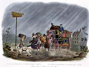 "An Accommodating Fare, or Gallantry before Comfort", kaiverrus R.G. Reeve (fl.1811-37) pub. Kirjailija: Thomas McLean
