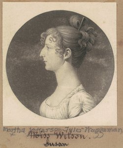 Martha Jefferson Tyler Waggaman tekijältä Charles B. J. Févret de Saint Mémin