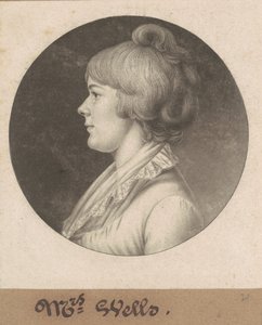 Mary Wright Sonntag Wells tekijältä Charles B. J. Févret de Saint Mémin