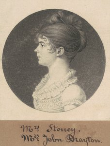 Rouva William Drayton tekijältä Charles B. J. Févret de Saint Mémin