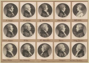Col·lecció de retrats de Saint-Mémin, grup 21 finlandès tekijältä Charles B. J. Févret de Saint Mémin