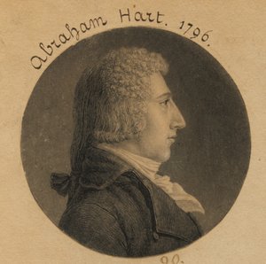 Abraham Hart tekijältä Charles Balthazar Julien Févret de Saint-Mémin