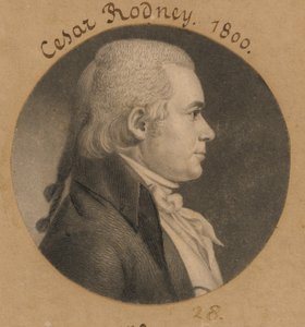 Caesar Augustus Rodney tekijältä Charles Balthazar Julien Févret de Saint-Mémin