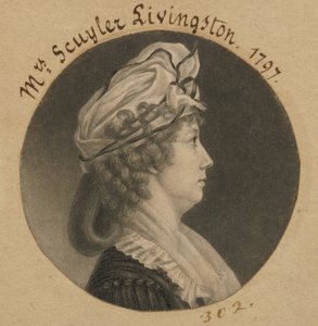 Eliza Barclay Livingston tekijältä Charles Balthazar Julien Févret de Saint-Mémin