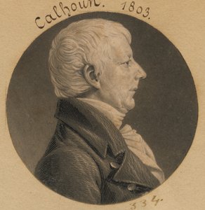 James Calhoun tekijältä Charles Balthazar Julien Févret de Saint-Mémin