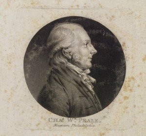 Charles W. Pealein muotokuva tekijältä Charles Balthazar Julien Févret de Saint Mémin