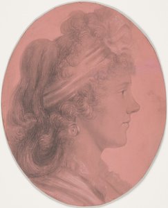 Eleanor Ramsay Fitzwilliamin muotokuva tekijältä Charles Balthazar Julien Févret de Saint-Mémin