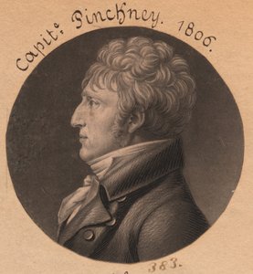 Möglicherweise Charles Pinckney oder Dr. George Wilson tekijältä Charles Balthazar Julien Févret de Saint-Mémin