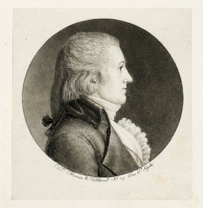 Profiilimuotokuva, Blake tekijältä Charles Balthazar Julien Févret de Saint-Mémin