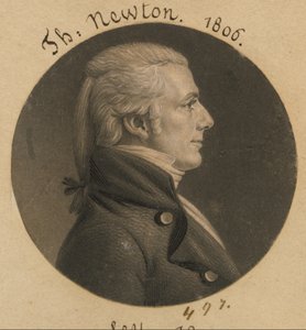 Thomas Newton nuorempi tekijältä Charles Balthazar Julien Févret de Saint-Mémin