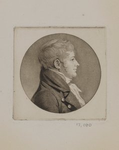 Tuomari Joseph Hopper Nicholson tekijältä Charles Balthazar Julien Févret de Saint Mémin