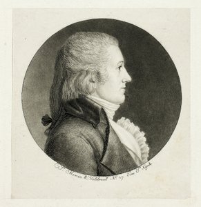 Profiilimuotokuva, Blake tekijältä Charles Balthazar Julien Févret de Saint Mémin