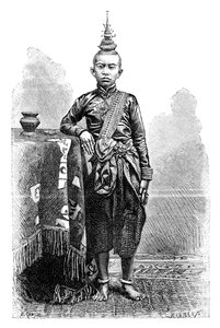Cambojan, Narodomin vanhin poika, 1895. tekijältä Charles Barbant