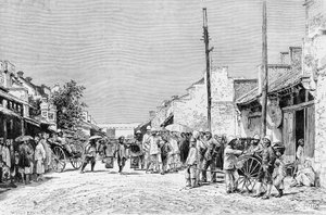 Ranskalainen residenssi Hanoissa, 1884