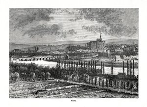Metz, Ranska, 1800-luku tekijältä Charles Barbant