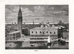 Venetsia, Italia, 1879 tekijältä Charles Barbant
