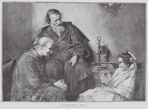 Isoäidin tarina (litografia) tekijältä Charles Baude